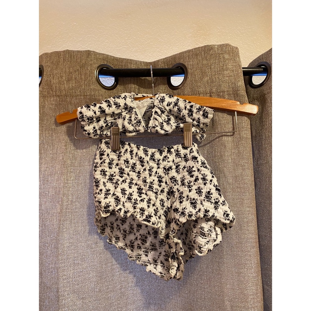 USED Blue Life Smocked Festival Set